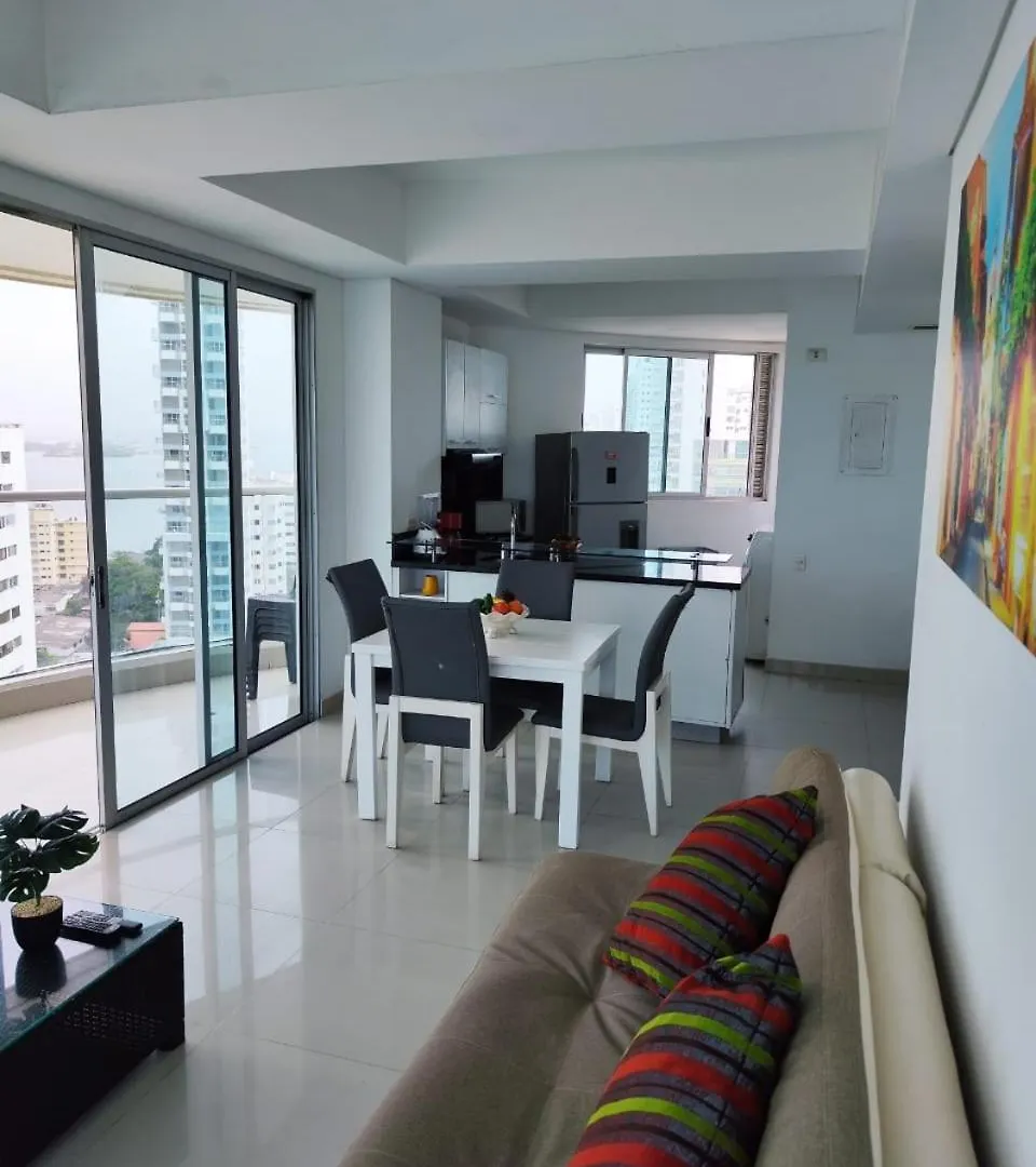 Palmetto Eliptic Con Buena Vista Al Mar Cartagena Apartment Colombia